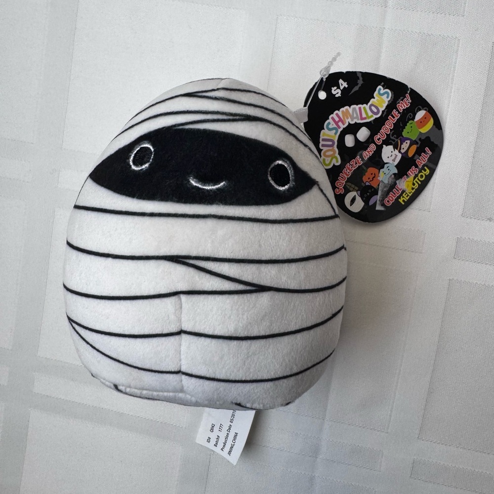 Kellytoy Black and White Mummy Plush